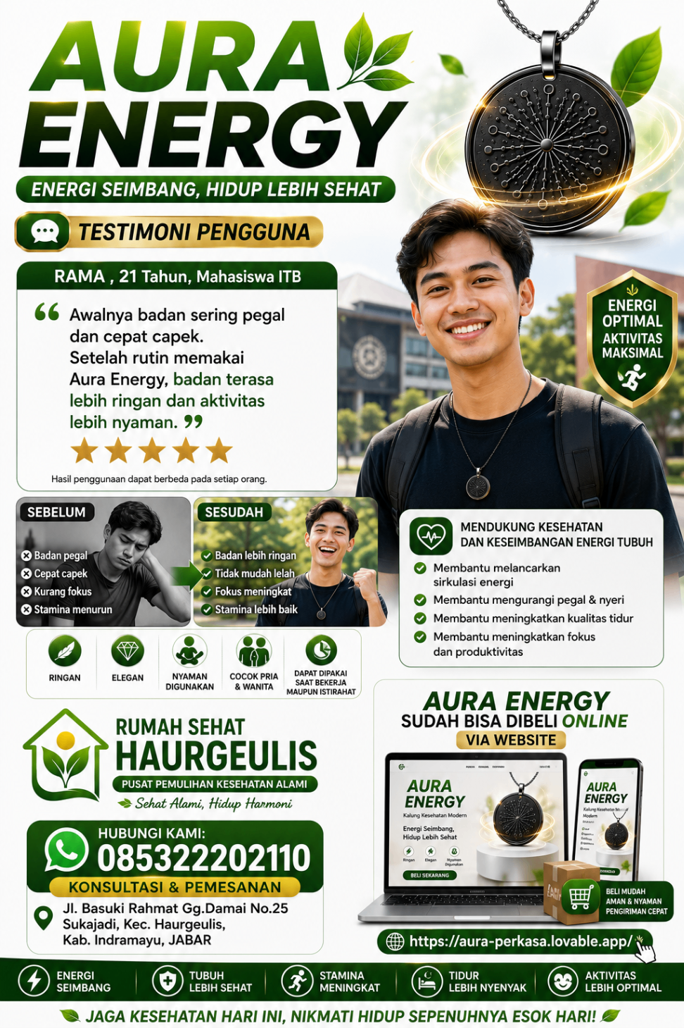 Testimoni Rama (21 tahun) — Mahasiswa ITB